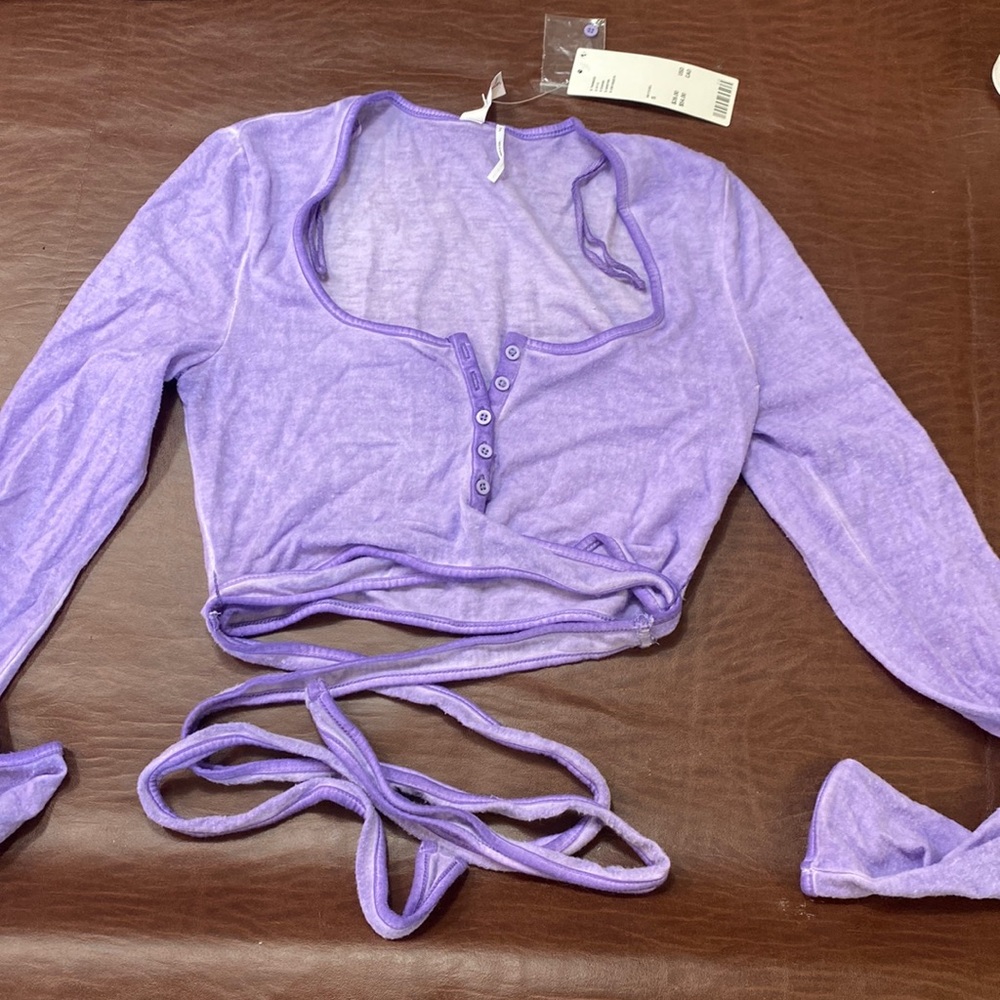Out from Under Cora Henley Wrap Top